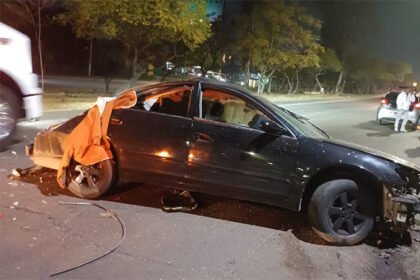 hombre fallece en accidente automovilistico en el libramiento norte de