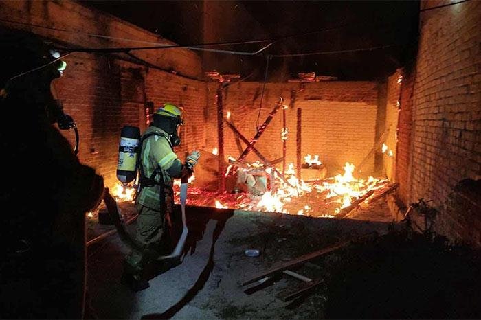 Incendio en vivienda de colonia Torreón Nuevo en Morelia, Michoacán