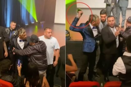 Influencers protagonizan riña violenta en fiesta de gala