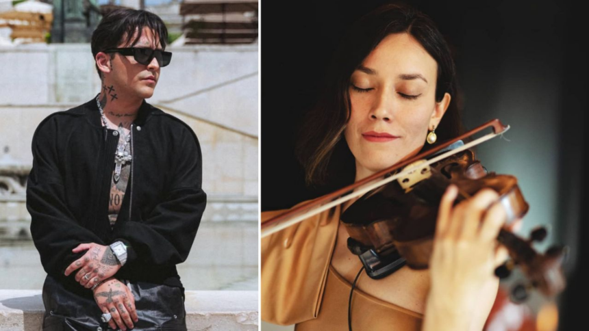 La violinista de Christian Nodal revela su admiración por el cantante y su canción favorita