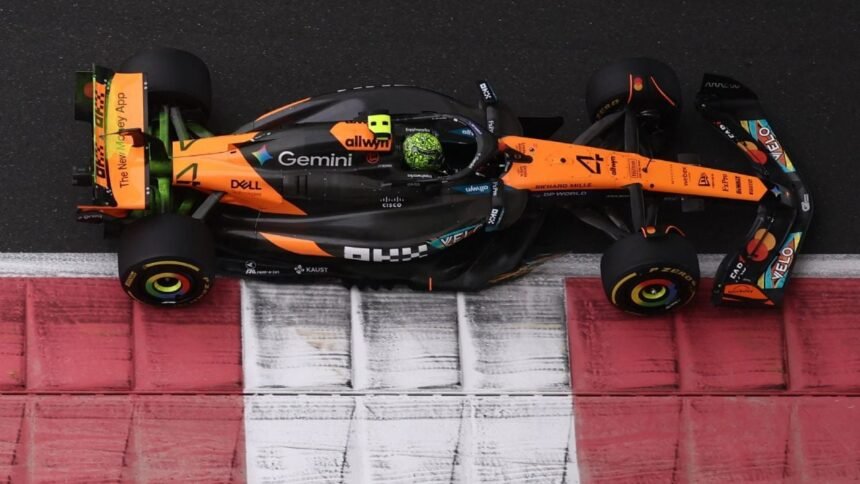 lando norris encabeza la primera practica del gp de abu