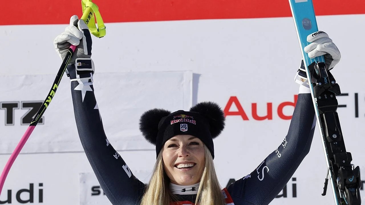 lindsey vonn a sus 41 anos se convierte en la