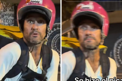 Madre confronta al acosador de su hija en plena calle y lo agrega un cachetadón