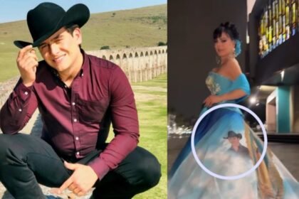 Maribel Guardia presenta a su hijo José Julián ante la Virgen de Guadalupe en vestido especial