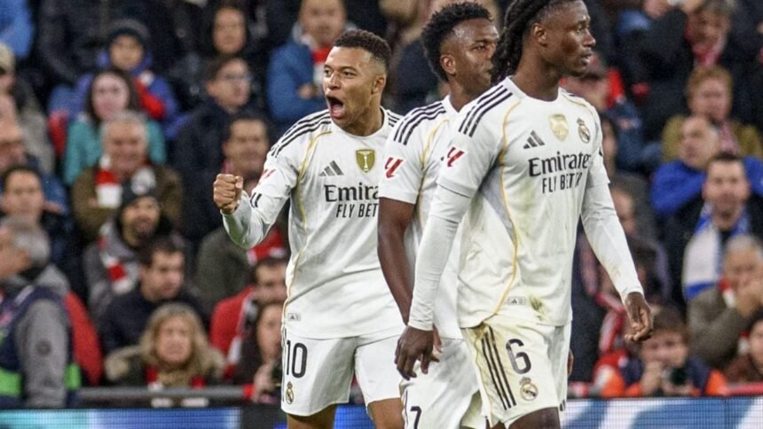 mbappe destaca con un doblete en la victoria del real