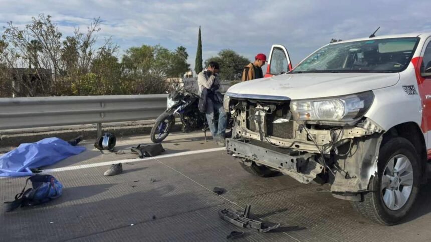 motociclista fallece en eje metropolitano tras ser impactado en leon