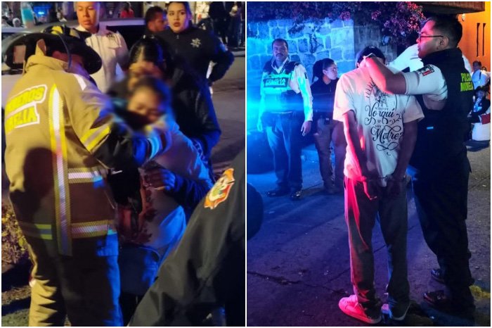 mujer sufre lesiones por coheton en peregrinacion en morelia se