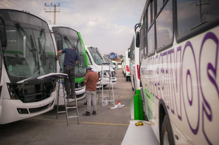 nuevos autobuses de uruapan estan proximos a ser inaugurados