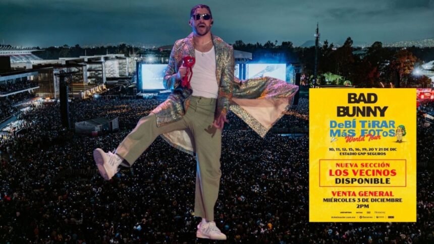 Ocesa anuncia reembolso para quienes cancelen boletos de conciertos de Bad Bunny en CDMX
