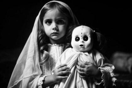 Padre capta manos espectrales que juegan con el cabello de su hija en fenómeno paranormal