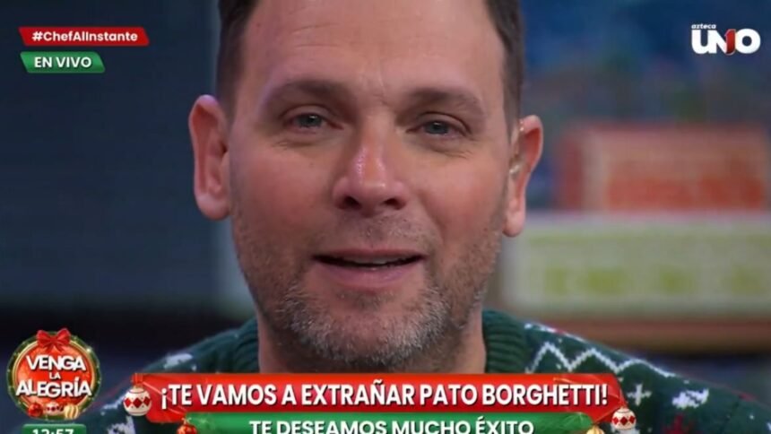 Pato Borghetti se despide de VLA entre emociones en su último día en el matutino