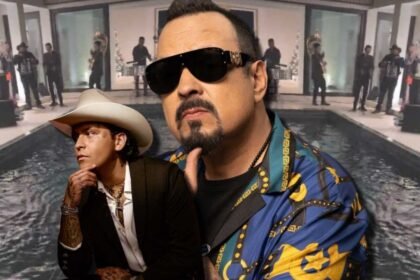 Pepe Aguilar despide 2025 en su mansión con banda y Nodal