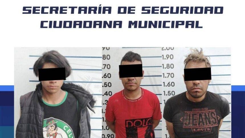 Policía de Irapuato detiene a tres implicados en robos a Oxxo