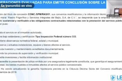 prorroga de cinco anos a concesion del rastro es aprobada