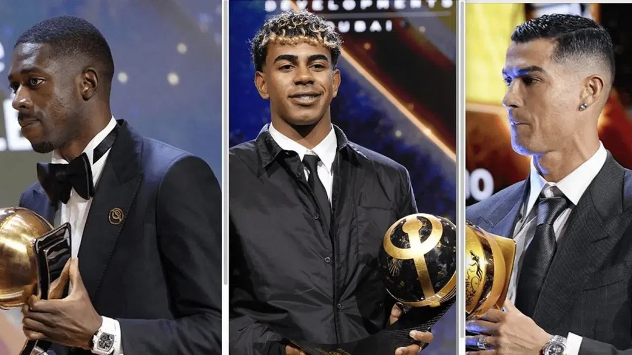 PSG brilla en los Globe Soccer Awards; Cristiano, Yamal y Bonmatí premiados
