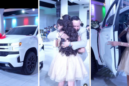 Quinceañera recibe un camionetón de regalo durante su fiesta y se vuelve viral