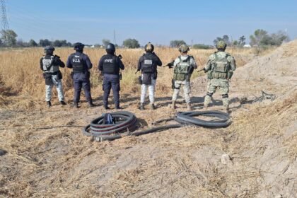 secretaria de seguridad y paz asegura dos tomas clandestinas y