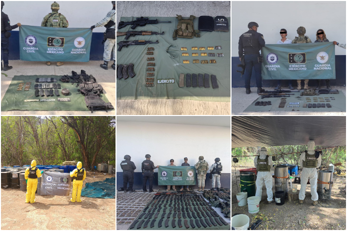 sedena asegura drogas huachicol armas vehiculos y detiene a 21