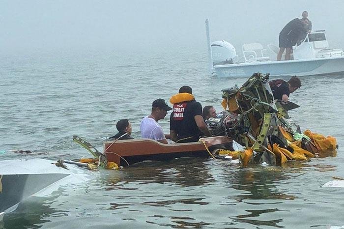 Seis muertos en caída de aeronave de la Semar en Texas
