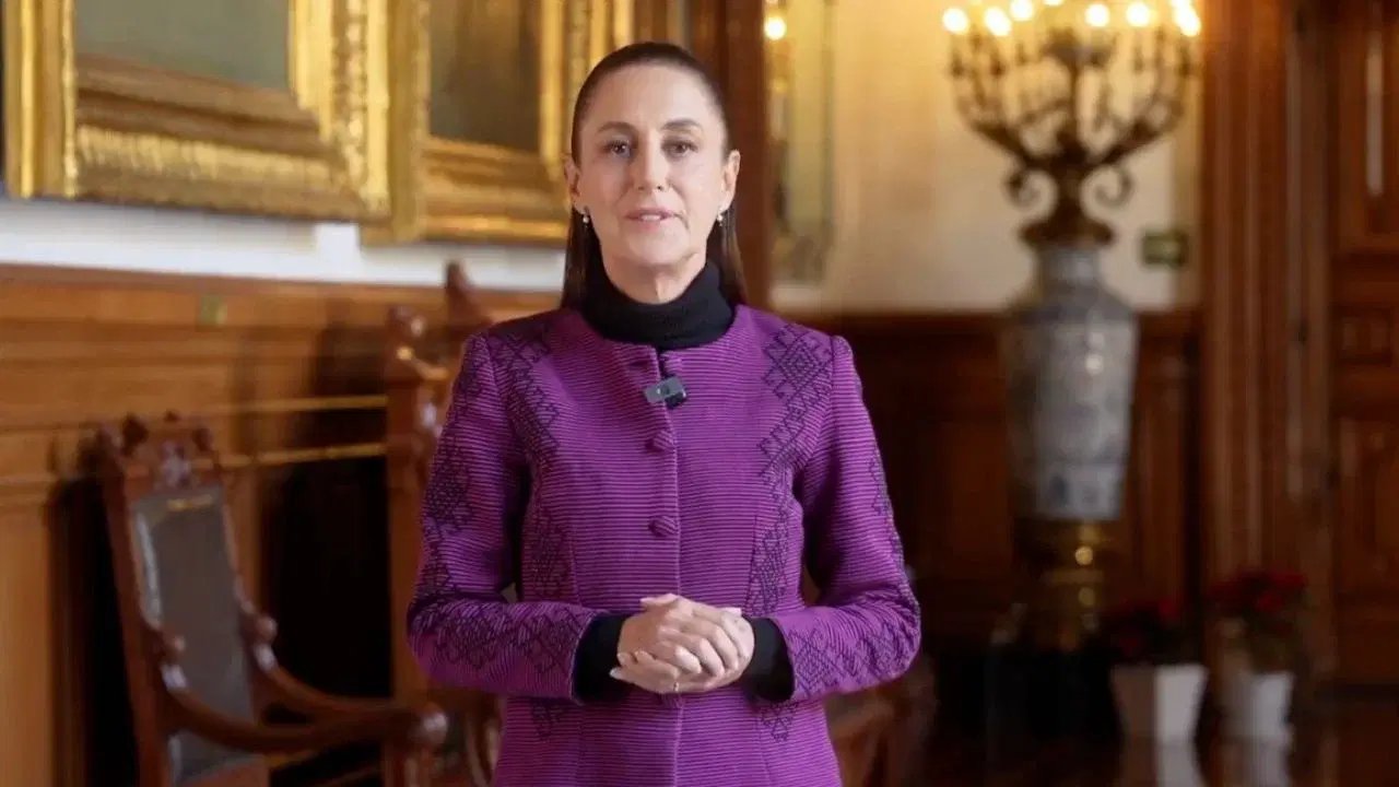 Sheinbaum publica mensaje de Año Nuevo para migrantes mexicanos en EE. UU.