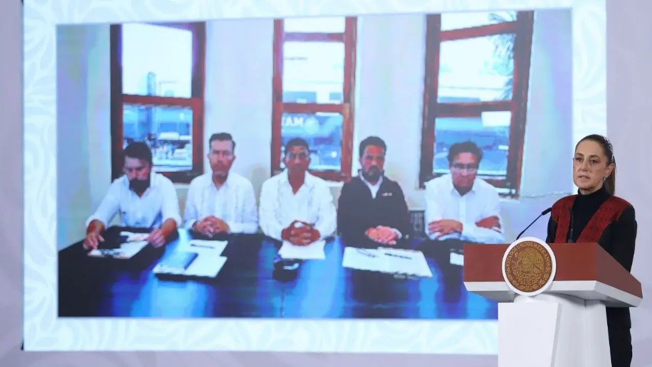 Sheinbaum reprueba difusión de rostros y celebra agradecimiento en Oaxaca