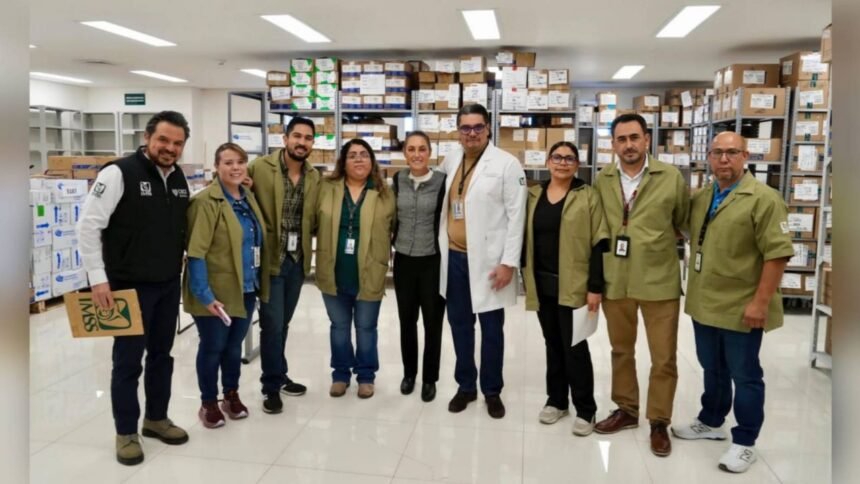 sheinbaum visita hospital del imss en ciudad juarez y muestra