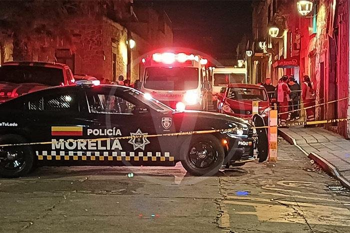 Taquero fallece junto a Plazuela de Capuchinas en Morelia