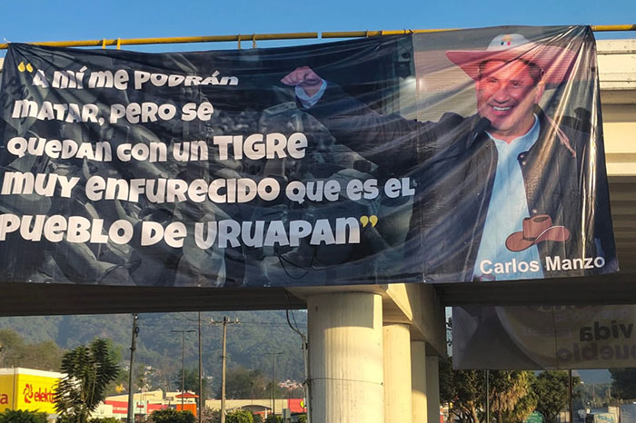 uruapan se levanta con mensajes de duelo y resistencia en