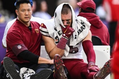 zach ertz receptor de commanders se retira llorando tras dura