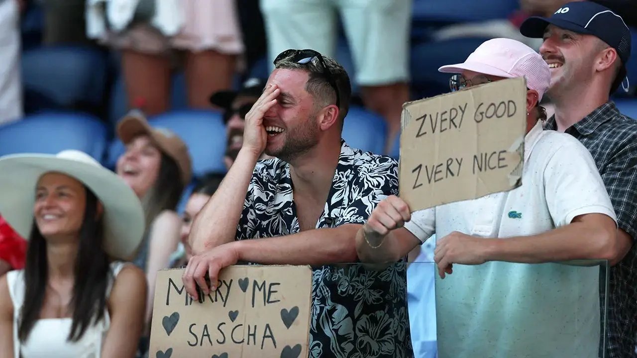 Aficionado pide matrimonio a Alexander Zverev en el Abierto de Australia