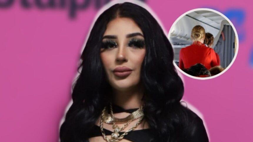 Bellakath denuncia malos tratos de azafata en vuelo a París