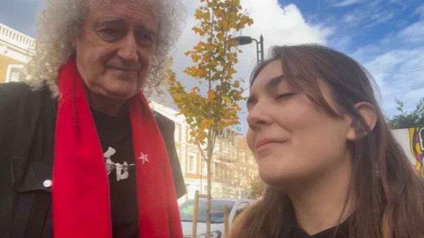 Cantó "Love of My Life" con Brian May ante 3 millones