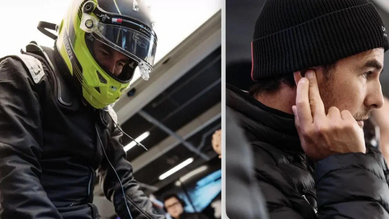Checo Pérez prueba en pista el Cadillac para regreso a la F1