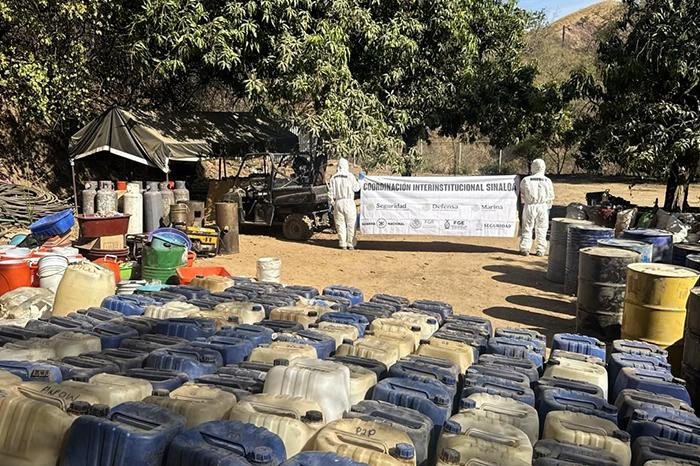 Desmantelan laboratorios y aseguran 700 kilos de droga en Michoacán, Durango, Sinaloa