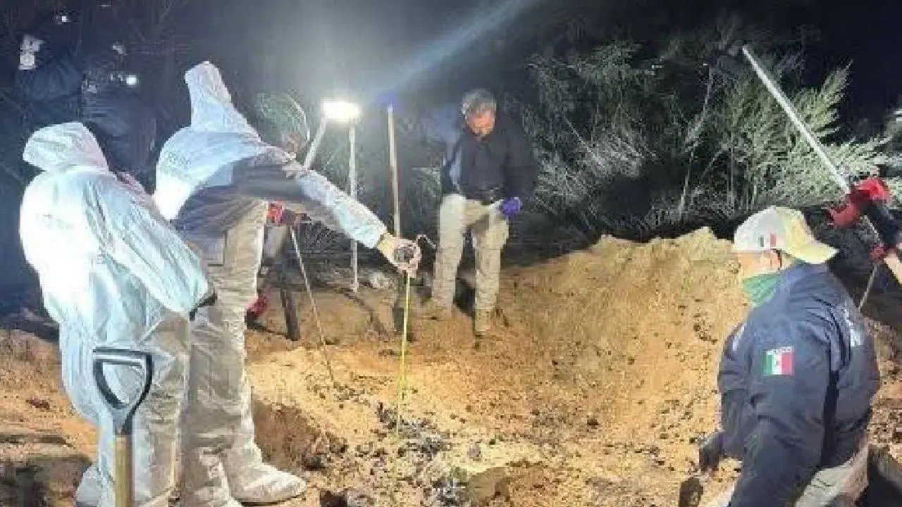 Detectan nueve restos óseos en tres fosas clandestinas en Mexicali, Baja California
