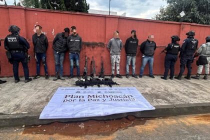 Detienen en Tingambato a seis presuntos del CJNG; uno es venezolano