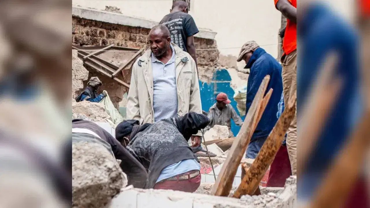 Edificio en construcción colapsa en Nairobi; víctimas aún desconocidas