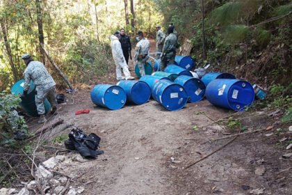 En Ciudad Madero, Tamaulipas, destruyen laboratorio clandestino de drogas
