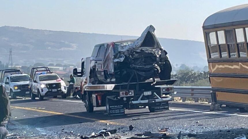 Fallece una oficial de las FSPE en accidente en Irapuato, Guanajuato