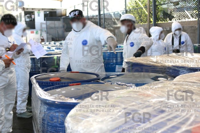 FGR destruye más de 100 toneladas de sustancias incautadas en el país