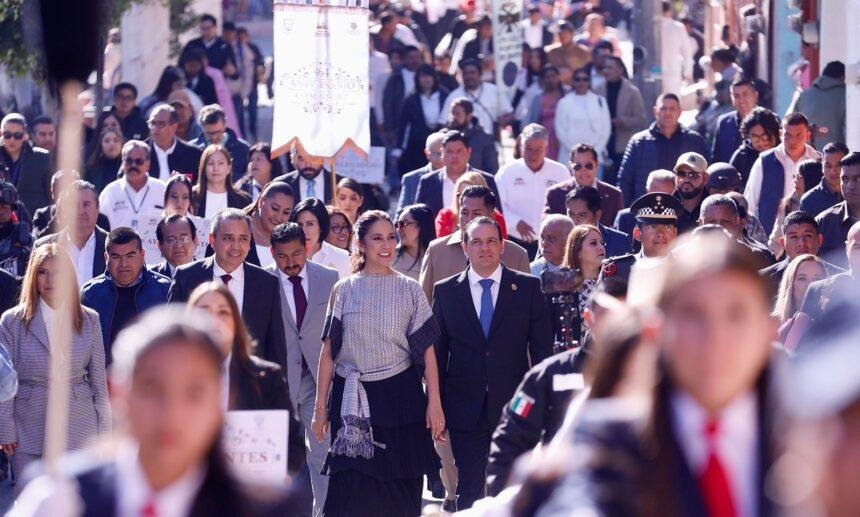 Gobernadora Libia Dennise destaca orgullo y legado comonforense en Comonfort, Guanajuato