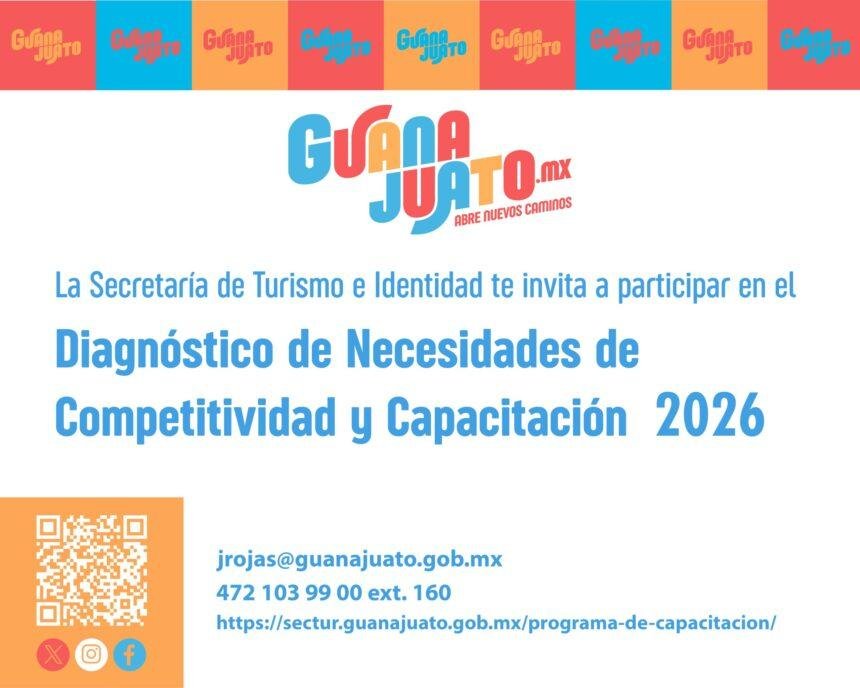 Guanajuato impulsa competitividad turística con diagnóstico de capacitación