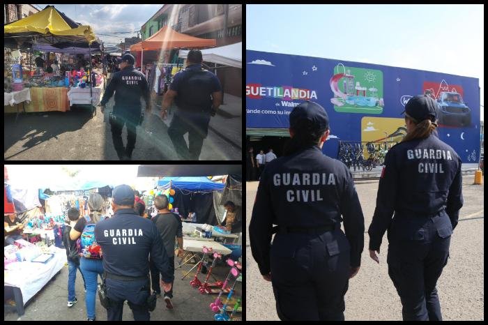 Guardia Civil despliega operativo en comercios y mercados para proteger Reyes Magos