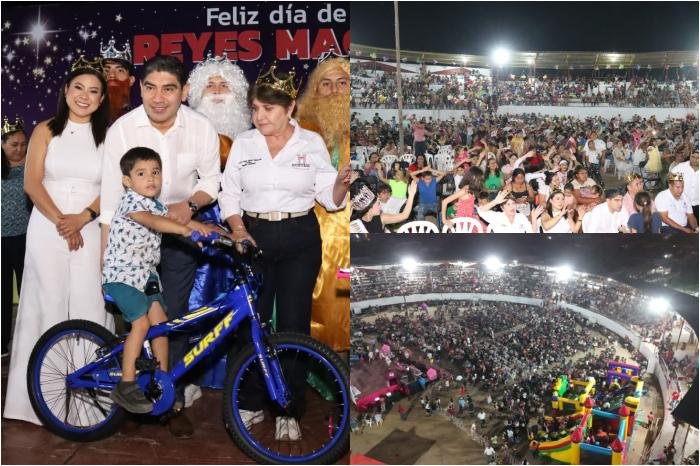 Huetamo, Michoacán, conmemora Día de Reyes con actos oficiales y comunitarios