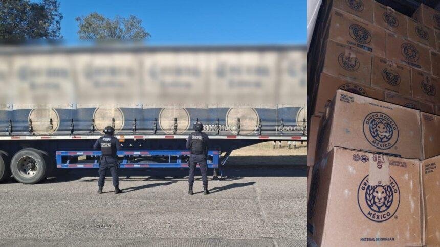 Irapuato: aseguran cargamento de cerveza y recuperan 440 mil pesos