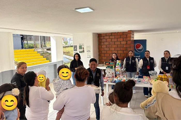 Juzgado Segundo Penal atiende a hijos de internos en Cereso de Morelia