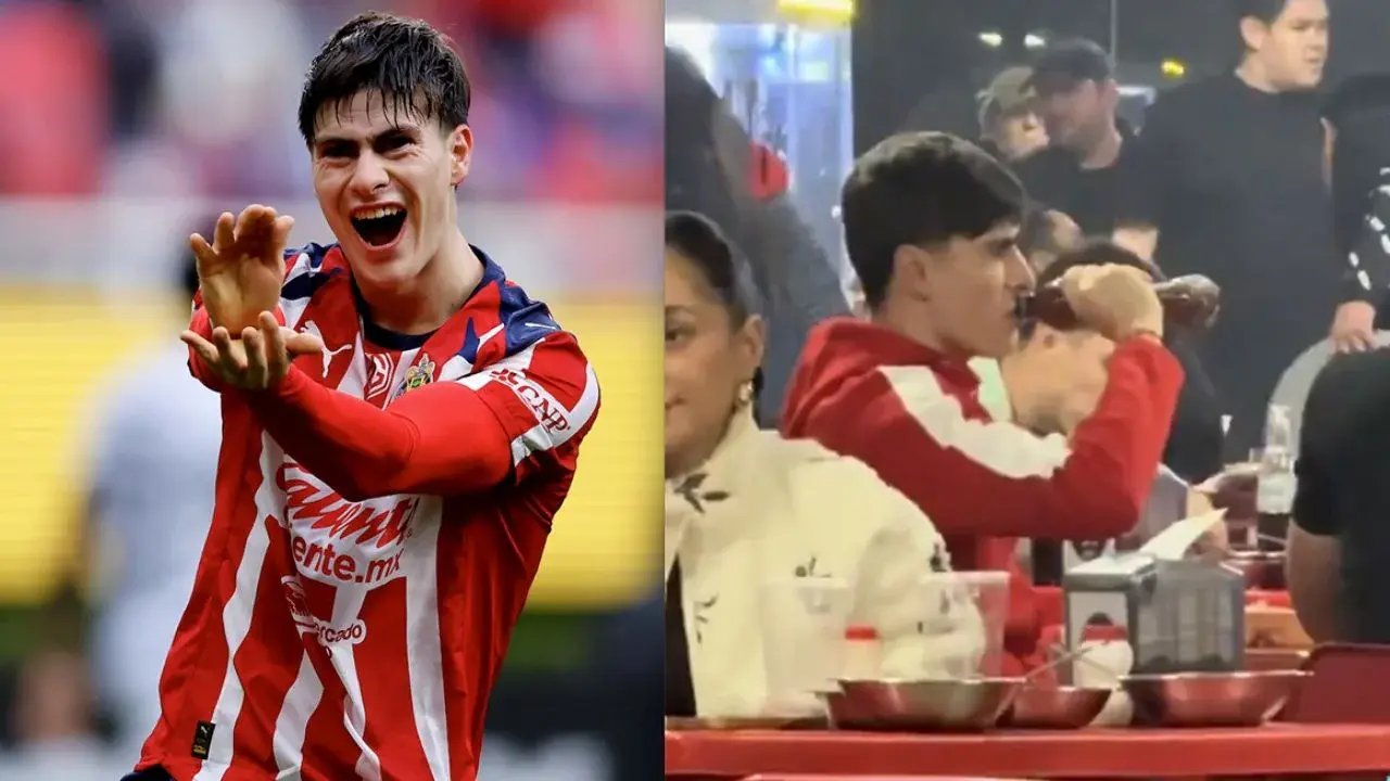 ‘La Hormiga’ González celebra con taquitos tras triunfo de Chivas ante Gallos