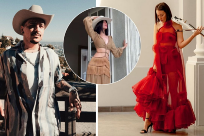 La violinista de Nodal luce sombrero vaquero en nuevo outfit