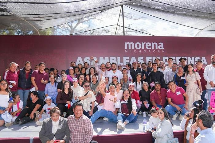 Respaldo a Gladyz Butanda destaca en asambleas de Morena