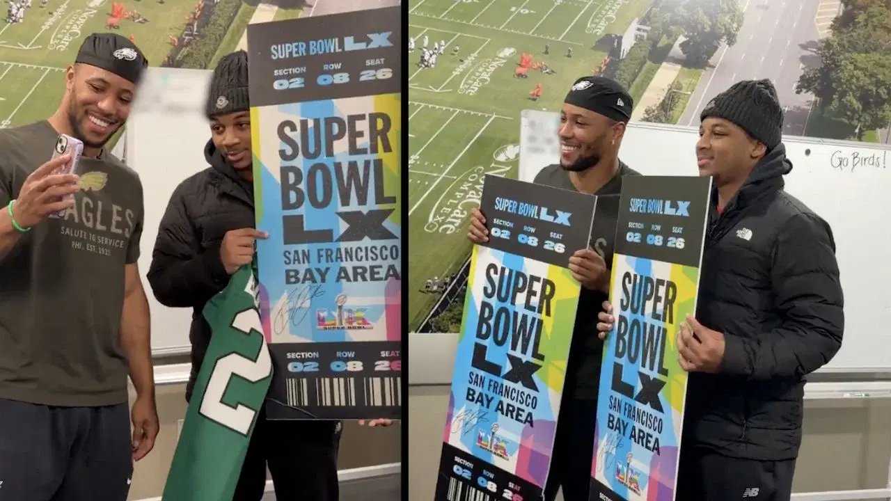 Saquon Barkley regala boletos a mariscal universitario que volvió tras balazo